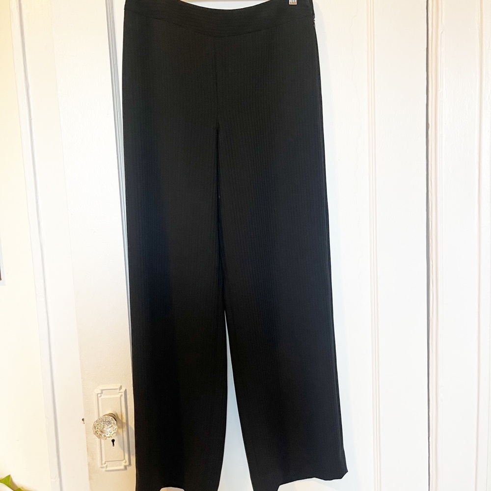 Giorgio Armani Black Striped Trousers
